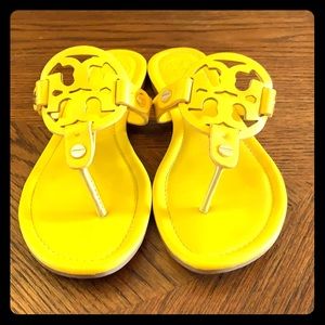 Tory Burch mustard sandals